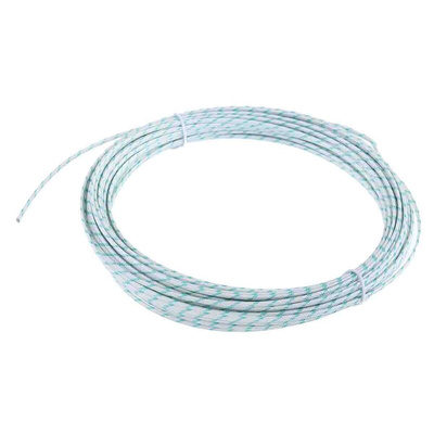 RS PRO Type K Thermocouple & Extension Wire, 20m, Unscreened, Fibreglass Insulation, +800°C Max
