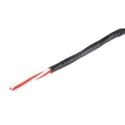 RS PRO Resistance Thermometer Detector (RTD) Wire, 10m, Screened, PTFE Insulation, +260°C Max, 7/0.2mm