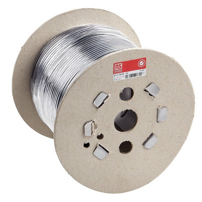 RS PRO Type J Thermocouple Wire, 100m, Screened, PVC Insulation, +105°C Max, 7/0.2mm