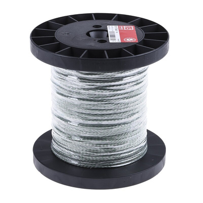 RS PRO Type K Thermocouple Wire, 100m, Unscreened, PFA Insulation, +260°C Max, 1/0.2mm