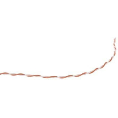 RS PRO Type T Thermocouple Wire, 100m, Unscreened, PFA Insulation, +260°C Max, 1/0.2mm