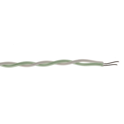 RS PRO Type K Thermocouple Wire, 50m, Unscreened, PFA Insulation, +260°C Max, 1/0.2mm