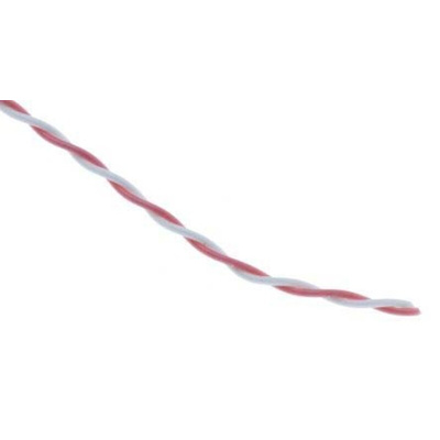 RS PRO Type N Thermocouple Wire, 25m, Unscreened, PFA Insulation, +250°C Max, 1/0.2mm