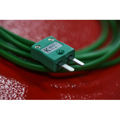RS PRO Type K Extension Cable, 2m, PVC Insulation, +220°C Max, 7/0.2mm