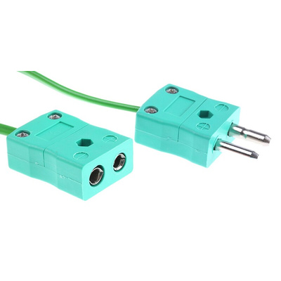 RS PRO Type K Thermocouple & Extension Wire, 10m, PVC Insulation, +220°C Max, 7/0.2mm