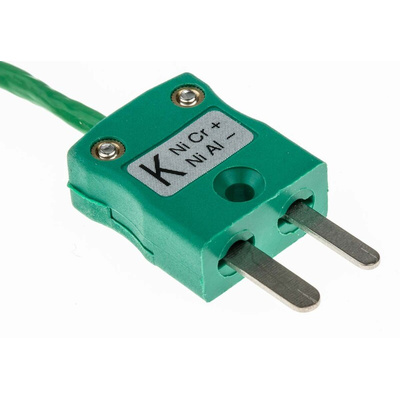 RS PRO Type K Extension Cable, 2m, PFA Insulation, 7/0.2mm