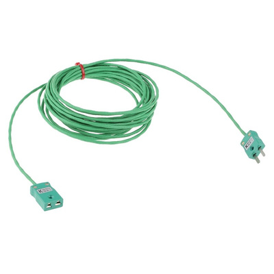 RS PRO Type K Extension Cable, 5m, PFA Insulation, 7/0.2mm