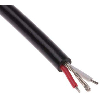 RS PRO Type J Thermocouple Wire, 25m, Screened, PVC Mylar Insulation, +105°C Max, 7/0.2mm