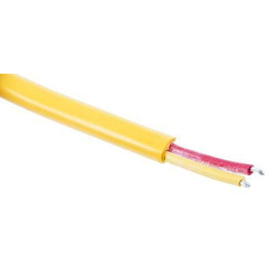 RS PRO Type K Thermocouple Wire, 100m, PVC Insulation, +105°C Max, 7/0.2mm