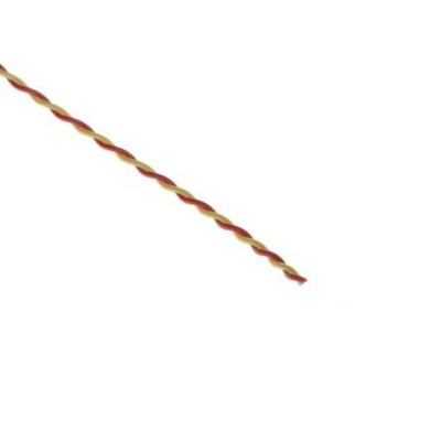 RS PRO Type K Thermocouple Wire, 100m, PFA Insulation, +260°C Max, 1/0.3mm