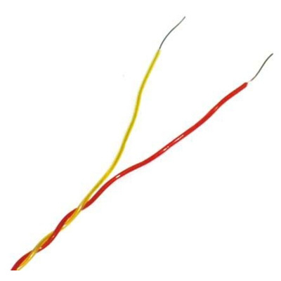 RS PRO Type K Thermocouple Wire, 50m, PFA Insulation, +260°C Max, 1/0.2mm
