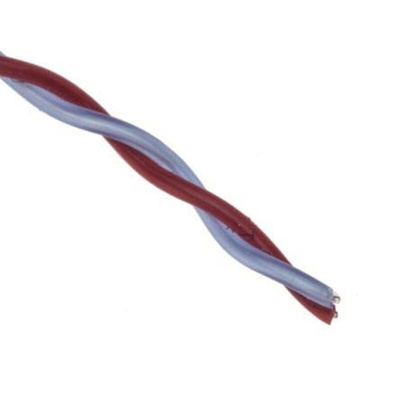 RS PRO Type T Thermocouple Wire, 25m, PFA Insulation, +260°C Max, 1/0.2mm