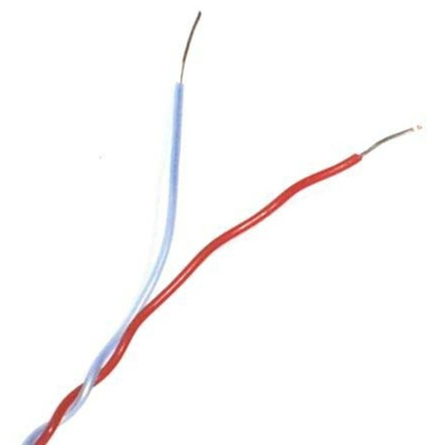 RS PRO Type T Thermocouple Wire, 50m, PFA Insulation, +260°C Max, 1/0.3mm