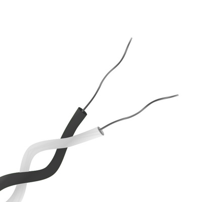 RS PRO Type J Thermocouple Wire, 25m, PTFE Insulation, +260°C Max, 1/0.508mm