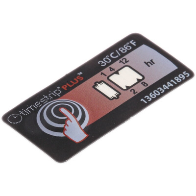 Timestrip Non-Reversible Temperature Label Indicator, 27°C to 30°C