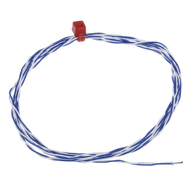 RS PRO Type T Thermocouple 1m Length, 1/0.2mm Diameter → +200°C