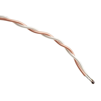 RS PRO Type T Thermocouple 1m Length, 1/0.3mm Diameter → +250°C