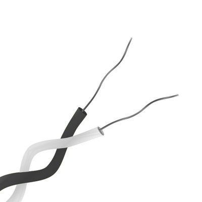 RS PRO Type J Thermocouple Wire, 10m, Screened, PFA Insulation, +260°C Max, 1/0.3mm