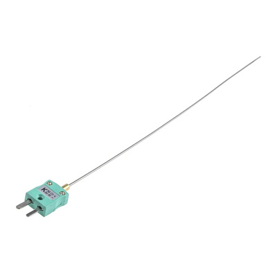 RS PRO SYSCAL Type K Thermocouple 250mm Length, 1.5mm Diameter → +1100°C