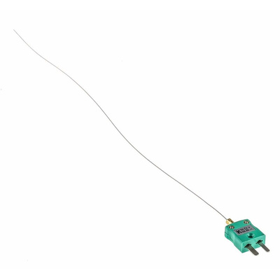 RS PRO SYSCAL Type K Thermocouple 250mm Length, 0.5mm Diameter → +1100°C