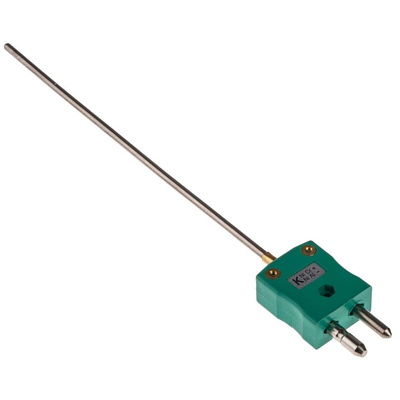 RS PRO SYSCAL Type K Thermocouple 150mm Length, 3mm Diameter → +1100°C