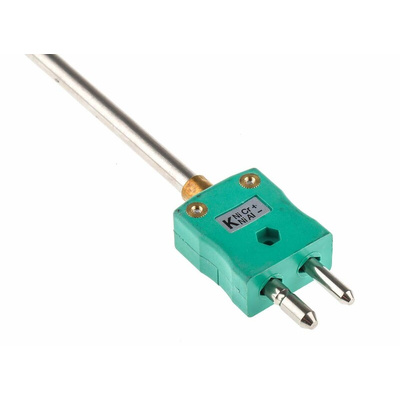 RS PRO SYSCAL Type K Thermocouple 150mm Length, 6mm Diameter → +1100°C