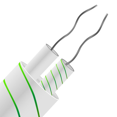 RS PRO Type K Thermocouple Wire, 100m, Unscreened, Glass Fibre Insulation, +350°C Max, 1/0.508mm
