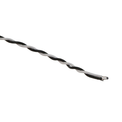 RS PRO Type J Thermocouple 1m Length, 1/0.2mm Diameter → +250°C