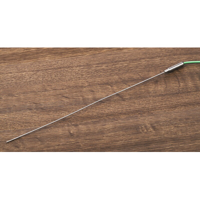 RS PRO Type K Thermocouple 250mm Length, 1.5mm Diameter → +1100°C