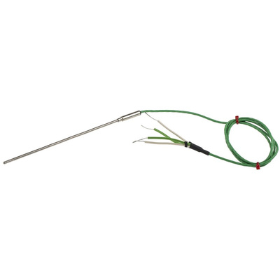 RS PRO Type K Thermocouple 150mm Length, 3mm Diameter → +1100°C