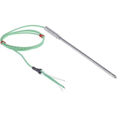 RS PRO Type K Thermocouple 150mm Length, 6mm Diameter → +1100°C