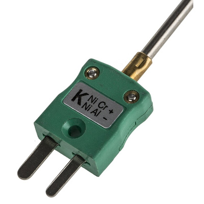 RS PRO Type K Thermocouple 250mm Length, 3mm Diameter → +1100°C