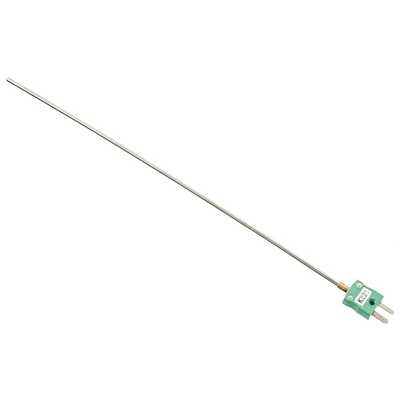 RS PRO Type K Thermocouple 250mm Length, 3mm Diameter → +1100°C