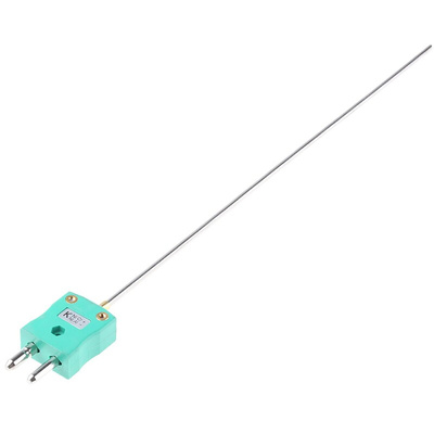 RS PRO Type K Thermocouple 250mm Length, 3mm Diameter → +1100°C