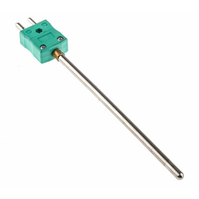 RS PRO Type K Thermocouple 150mm Length, 6mm Diameter → +1100°C