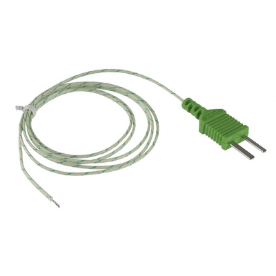 RS PRO Type K Thermocouple 1m Length, 1.2mm Diameter → +450°C