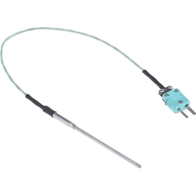 RS PRO Type K Thermocouple 70mm Length, 3mm Diameter → +700°C
