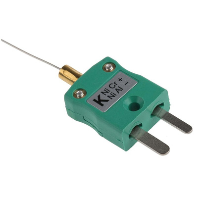 RS PRO Type K Thermocouple 250mm Length, 0.5mm Diameter → +750°C