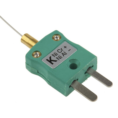 RS PRO Type K Thermocouple 150mm Length, 0.5mm Diameter → +750°C