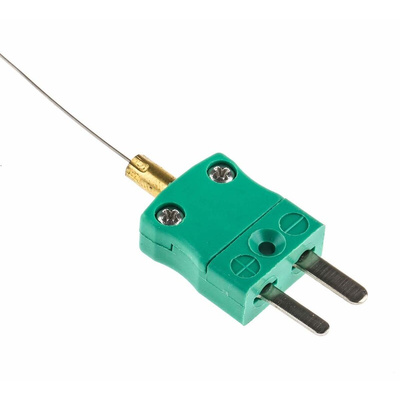 RS PRO Type K Thermocouple 250mm Length, 0.5mm Diameter → +1100°C
