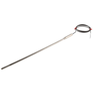 RS PRO Type J Thermocouple 250mm Length, 6mm Diameter → +760°C