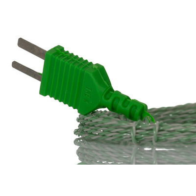 RS PRO Type K Thermocouple 3m Length, 1/0.3mm Diameter → +250°C