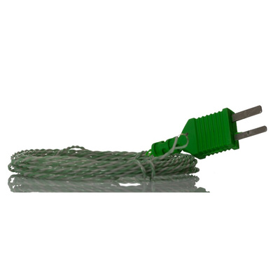 RS PRO Type K Thermocouple 3m Length, 1/0.3mm Diameter → +250°C