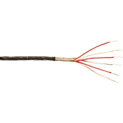 RS PRO Resistance Thermometer Detector (RTD) Wire, 10m, Screened, PFA Insulation, +260°C Max, 7/0.2mm