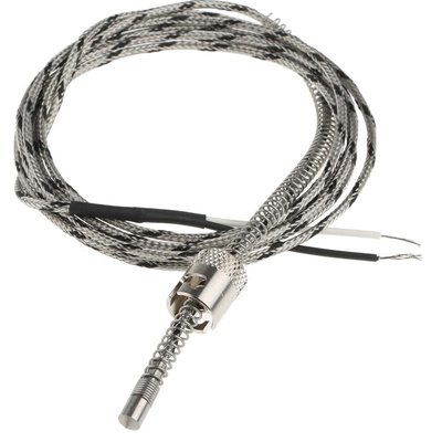 RS PRO Type J Thermocouple 175mm Length, 6mm Diameter → +350°C