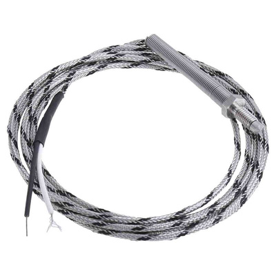 RS PRO Type J Thermocouple 2m Length, 0.2mm Diameter → +400°C