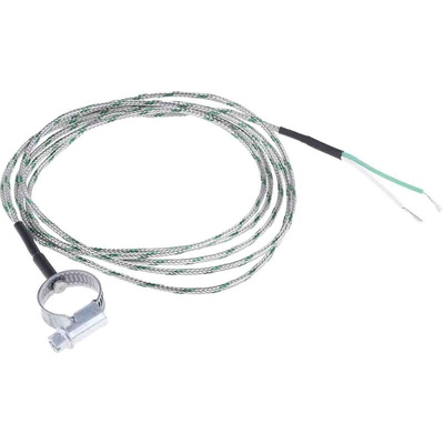 RS PRO Type K Thermocouple 2m Length, 13 → 20mm Diameter → +1100°C