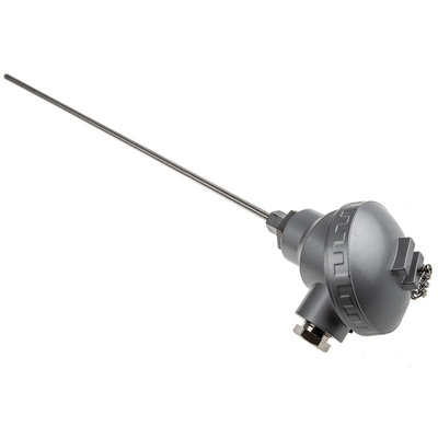 RS PRO Type K Thermocouple 400mm Length, 6mm Diameter → +800°C