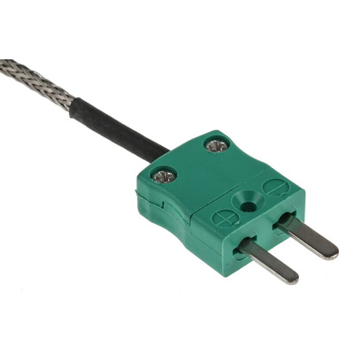 RS PRO Type K Thermocouple 2m Length, 4.5mm Diameter → +250°C
