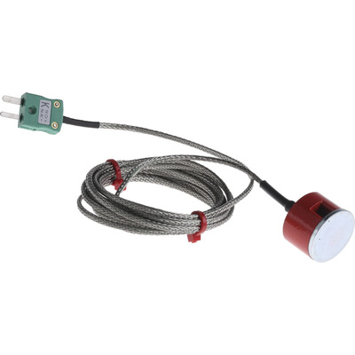 RS PRO Type K Thermocouple 2m Length, 4.5mm Diameter → +250°C